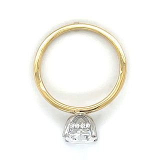 Ariana - 18ct Yellow Gold 2.84ct Laboratory Grown Cushion Solitaire Diamond Engagement Ring With Hidden Halo