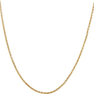 9ct Yellow Gold 24" Spiega Chain