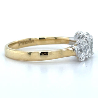 18ct Yellow Gold 1.53ct Laboratory Grown Oval Five Stone Ring