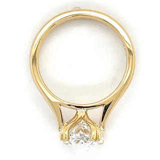 Caitlin - 18ct Yellow Gold Double Claw 3.00ct / 3.01ct Laboratory Grown Oval Cut Solitaire Diamond Engagement Ring