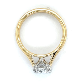 Celine - 18ct Yellow Gold Double Claw 2.08ct Laboratory Grown Oval Cut Solitaire Diamond Engagement Ring