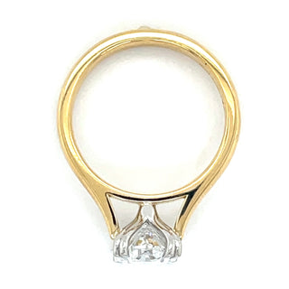 Celine - 18ct Yellow Gold Double Claw 2.50ct Laboratory Grown Oval Cut Solitaire Diamond Engagement Ring