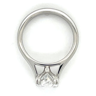 Daisy - Platinum Double Claw 2.51ct Laboratory Grown Oval Cut Solitaire Diamond Engagement Ring