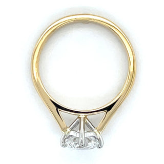 Rosa - 18ct Yellow Gold 1.07ct Laboratory Grown Round Solitaire Diamond Engagement Ring