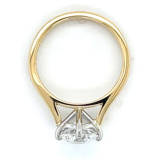 Rosa - 18ct Yellow Gold 1.50ct Laboratory Grown Round Solitaire Diamond Engagement Ring