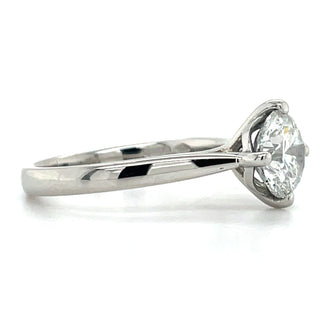 Vera - Platinum 1.54ct Laboratory Grown Round Brilliant Solitaire Engagement Ring