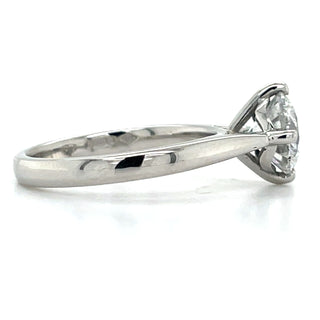 Vera - Platinum 1.54ct Laboratory Grown Round Brilliant Solitaire Engagement Ring