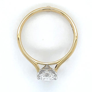 Selena - 18ct Yellow Gold Six Claw 1.50ct Laboratory Grown Marquise Solitaire Diamond Engagement Ring
