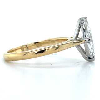 Margot - 18ct Yellow Gold 1.00 / 1.02ct Laboratory Grown Marquise Solitaire Diamond Engagement Ring