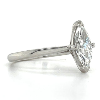 Imogen - Platinum 1.01ct / 1.03ct Marquise Laboratory Grown Diamond Solitaire Engagement Ring