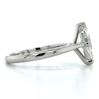 Imogen - Platinum 1.01ct / 1.03ct Marquise Laboratory Grown Diamond Solitaire Engagement Ring