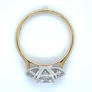 Abilene - 18ct Yellow Gold 1.48ct Laboratory Grown Three Stone Round Diamond Engagement Ring