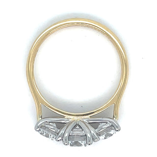 Dolores - 18ct Yellow Gold 2.52ct Laboratory Grown Three Stone Round Brilliant Diamond Engagement Ring