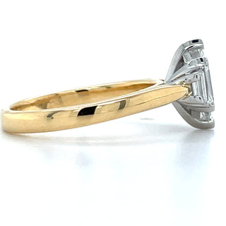 Narla - 18ct Yellow Gold 1.48ct Laboratory Grown Three Stone Diamond Engagement Ring