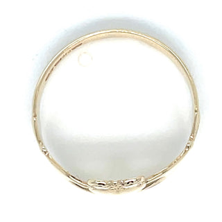 Vintage 9ct Yellow Gold Classic Claddagh Ring