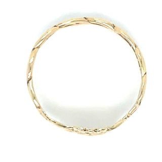 Vintage 9ct Yellow Gold Claddagh Ring With Entwined Band