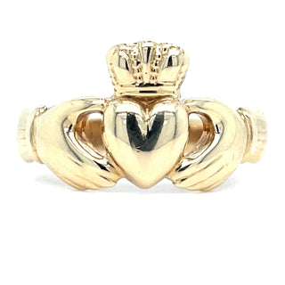 Vintage 9ct Yellow Gold Timeless Claddagh Ring