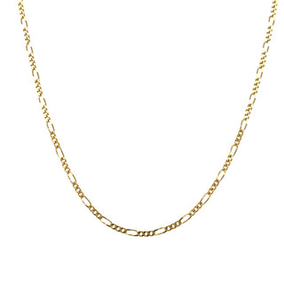 9ct Yellow Gold Figaro Necklace