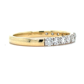 14ct Yellow Gold 0.59ct Laboatory Grown Diamond Band