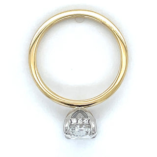 Ariana - 18ct Yellow Gold 2.15ct Laboratory Grown Cushion Solitaire Diamond Engagement Ring With Hidden Halo