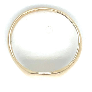 Vintage 9ct Yellow Gold Round Signet Ring