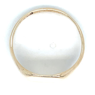 Vintage 9ct Yellow Gold Square Signet Ring