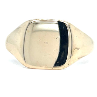 Vintage 9ct Yellow Gold Square Signet Ring