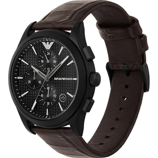 Emporio Armani - Gents Chronograph Black Dial Watch