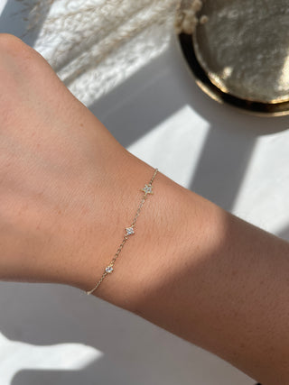 Wish Upon A Star 9ct Gold Bracelet