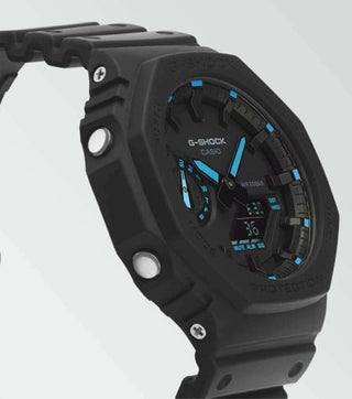 Casio G-Shock Black & Fluorescent Highlight Watch