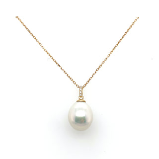 9ct Yellow Gold Large Pearl Pendant