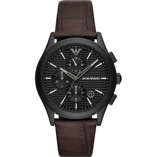 Emporio Armani - Gents Chronograph Black Dial Watch