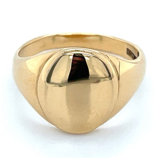 Tadgh Óg 18ct Yellow Gold Oval Signet Ring