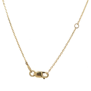 9ct Yellow Gold Crinkle With Pearl Necklace