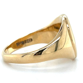 Tadgh Óg 18ct Yellow Gold Oval Signet Ring