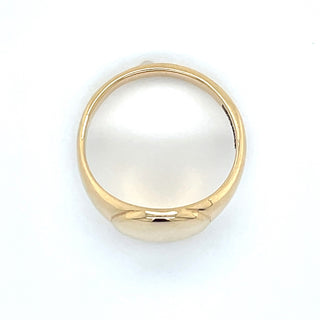 Tadgh Óg 18ct Yellow Gold Oval Signet Ring