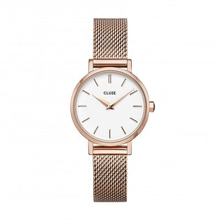 Cluse Boho Chic Petite Rose Gold Plated Mesh Strap Ladies Watch