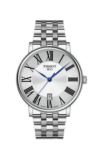 Tissot Carson Premium Silver Stainless Steel Gents Watch T1224101103300