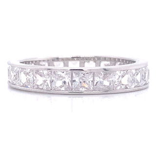 Sterling Silver Full Set Cz Ring