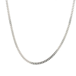 Sterling Silver 1.6mm Flat Curb Chain