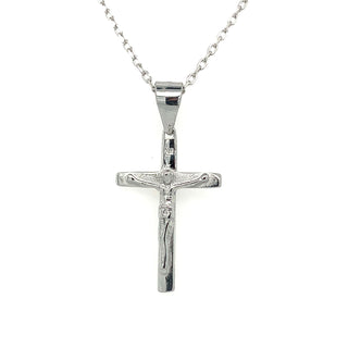 Sterling Silver Small Crucifix Pendant