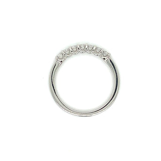 Platinum 0.35ct Laboratory Grown 7 Stone Diamond Eternity Ring