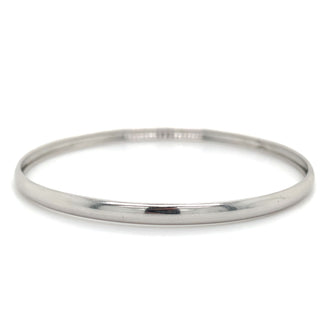 Sterling Silver Round Bangle