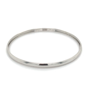 Sterling Silver Round Bangle