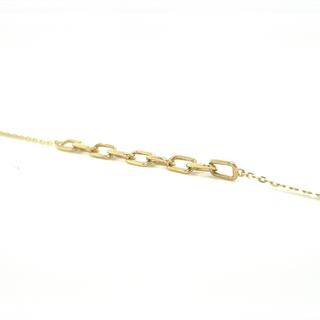 9ct Yellow Gold Petite Link Bracelet