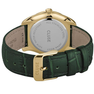 Cluse Féroce Green Croc Leather Strap Ladies Watch