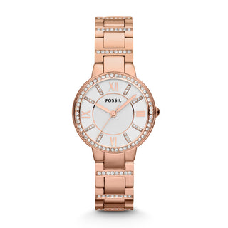 Fossil Virgina Rose Gold Plated Ladies Watch