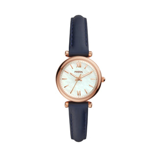 FOSSIL CHARLIE NAVY LEATHER ES4502