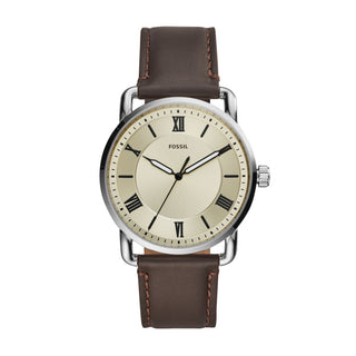 Fossil Copeland Nubuck Leather Strap Gents Watch