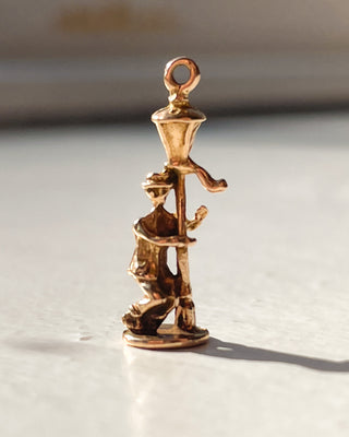 Vintage 9ct Gold Singing in the Rain Charm